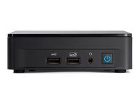 Barebone - mini PC 1 x Core i7 1260P / až 4.7 GHz - RAM 0 GB - grafika Intel Iris Xe Graphics - IEEE 802.11ax (Wi-Fi 6E), Bluetooth 5.2, 2.5 Gigabit Ethernet, Gigabit Ethernet - černá