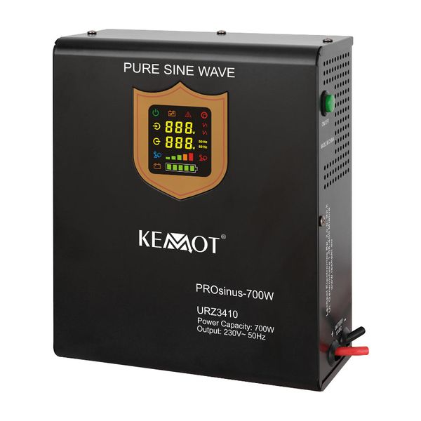 Záložní zdroj KEMOT PROsinus-1000 12V 230V 1000VA 700W Black nástěnný