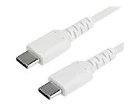 Heavy Duty and Rugged - USB kabel - USB-C (M) rovné do USB-C (M) rovné - Thunderbolt 3 / USB 2.0 - 1 m - bílá