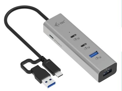 i-tec Universal Charging Metal HUB 2x USB-C + 2x USB-A Port, PD 85W
