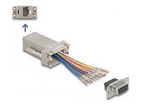 D-Sub 9 pin female to RJ50 female Assemb