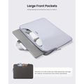 TOMTOC DUAL Sleeve pro MacBook 13,5", černá/modrá