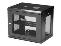 19 Inch Wall Cabinet (RK9WALM) - Rozvaděčová skříň - montáž na stěnu - černá - 9U