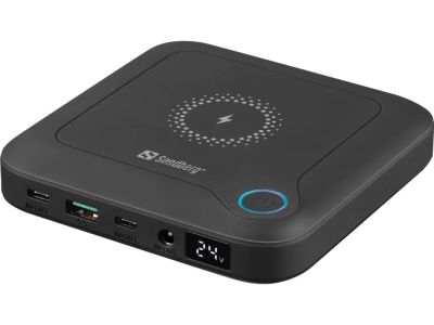 Sandberg All-in1 Laptop Powerbank 25000, černý