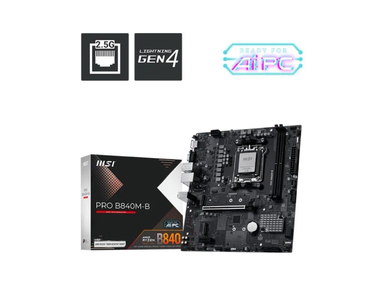 MSI PRO B840M-B/AM5/mATX
