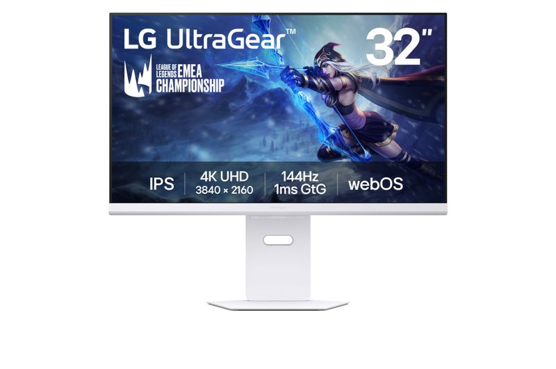 LG UltraGear/32G810SA-W/31,5"/IPS/4K UHD/144Hz/1ms/White/2R