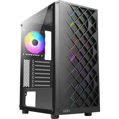 AZZA CSAZ-280B, SPECTRA Black, PC skříň