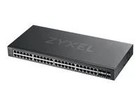 Přepínač - inteligentní - 48 x 10/100/1000 + 4 x kombinace Gigabit SFP + 2 x gigabitů SFP - Lze montovat do rozvaděče