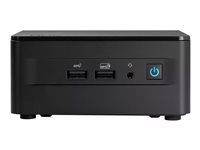 Barebone - mini PC 1 x Core i7 1370P / až 5.2 GHz - RAM 0 GB - grafika Intel Iris Xe Graphics - IEEE 802.11ax (Wi-Fi 6E), Gigabit Ethernet, 2.5 Gigabit Ethernet, Bluetooth 5.3 - černá