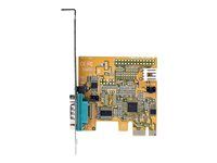 PCIe to DB9 Card (11050-PC-SERIAL-CARD) - Sériový adaptér - PCIe 2.0 nízký profil - RS-232 x 1 - žlutá