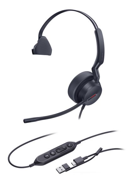 Yealink UH44 Mono Teams USB-C/A náhlavní souprava
