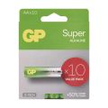 Baterie AA (R6) alkalická GP Super 10ks