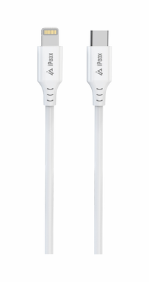 Kabel iPEAX 90010111 USB-C/Lightning 1 m bílý