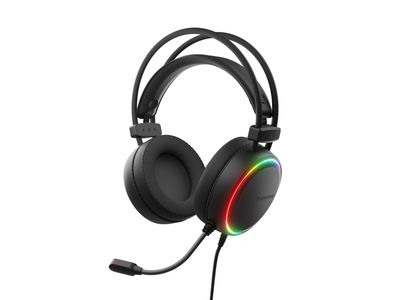 Herní sluchátka s mikrofonem Genesis NEON 613 G2/Jack/Stand/černá