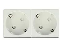 Easy 45 Grounded Power Socket 2-way with