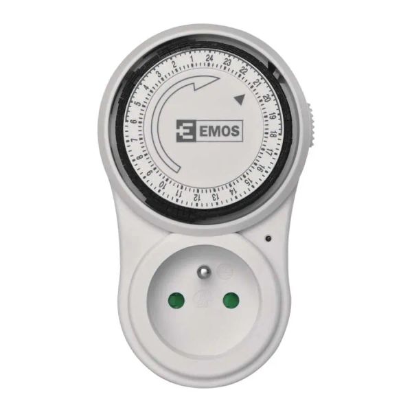 Spínací zásuvka EMOS P5503 mechanická denní