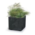 Květináč SIERRA SQUARE BETON EFFECT antracit 38,5cm