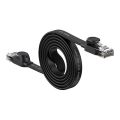 Kabel UTP RJ45/RJ45 Cat5 1,5 m BASEUS plochý černý