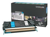 Vysoká výtěžnost - azurová - originální - kazeta s barvivem - pro Lexmark C524, C524dn, C524dtn, C524n, C524tn, C532dn, C532n, C534dn, C534dtn, C534n