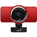 GENIUS ECAM 8000, Webkamera FHD s mikrofonem red