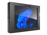 Škříň - odkrytá přední/zadní kamera a senzory - pro tablet - zabezpečený - uzamykatelný - kovový rám - černá - pro Microsoft Surface Go, Go 2, Go 3, Go 4 for Business
