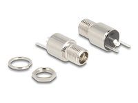 Connector DC 5.5 x 2.5 mm female bulkhea