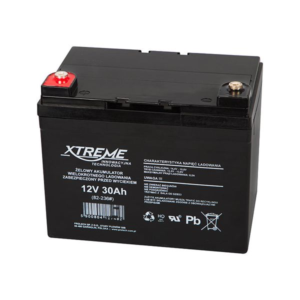 Baterie gelová 12V 30Ah XTREME 82-236