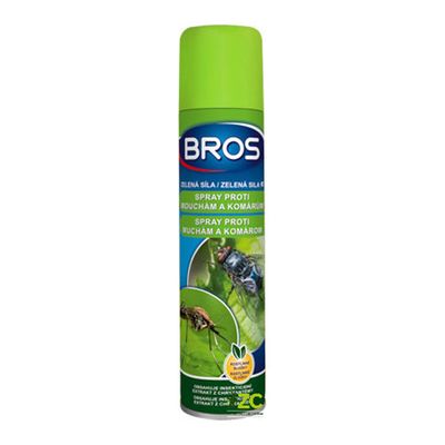 Sprej proti muchám a komárům BROS Zelená Sila 300ml