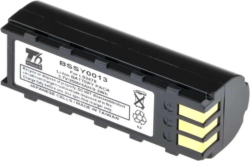 Baterie T6 Power pro Symbol Motorola Zebra LS3478, LS3578, DS3478, DS3578, 2500mAh, 9,3Wh, Li-ion