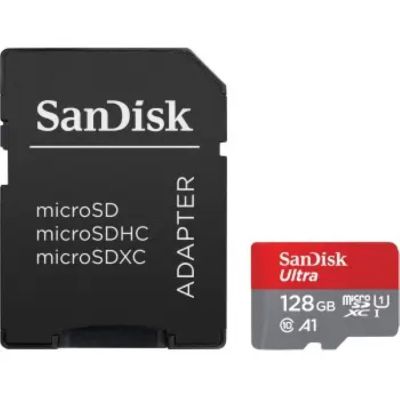 SanDisk ULTRA SDXC 128 GB 140 MB/s A1 + adaptér