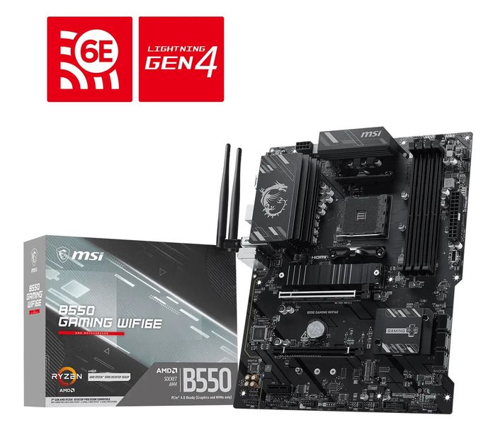 Msi B550 gaming WIFI6E/AM4/ATX