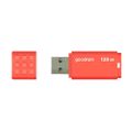 Flash disk GOODRAM USB 3.0 128GB bílo-oranžový