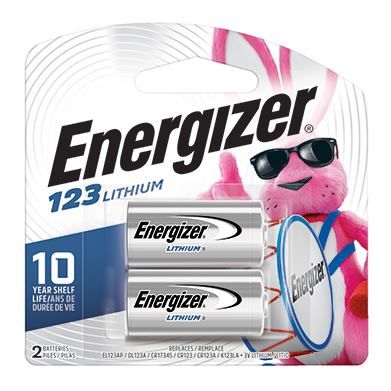 ENERGIZER 123, Baterie, 3V, CR123, 2ks