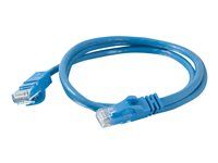 Patch kabel - RJ-45 (M) do RJ-45 (M) - 7 m - UTP - CAT 6 - lisovaný, provedení bez hrbolků, licna - modrá