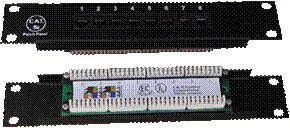 DATACOM Patch panel 10" UTP cat5e 8portů 1U