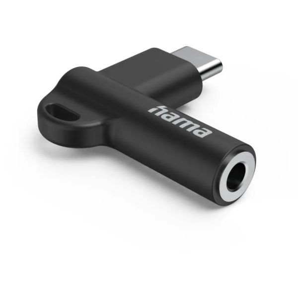 HAMA Audio adaptér, USB-C samec/Jack 3.5mm samice