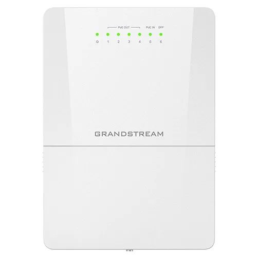 Grandstream GWN7710R venkovní L2 managed switch, 5xGbE, SFP, 4xPoE+, IP66