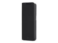 Pouzdro s klopou pro mobilní telefon - polyuretan (PU), plast - černá - pro Samsung Galaxy A13 5G
