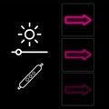 MANTA ARROW, LED Neon plexi dekorace