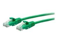 Green - Patch kabel - RJ-45 (M) do RJ-45 (M) - 30 cm - 4.8 mm - UTP - CAT 6a - lisovaný, provedení bez hrbolků - zelená