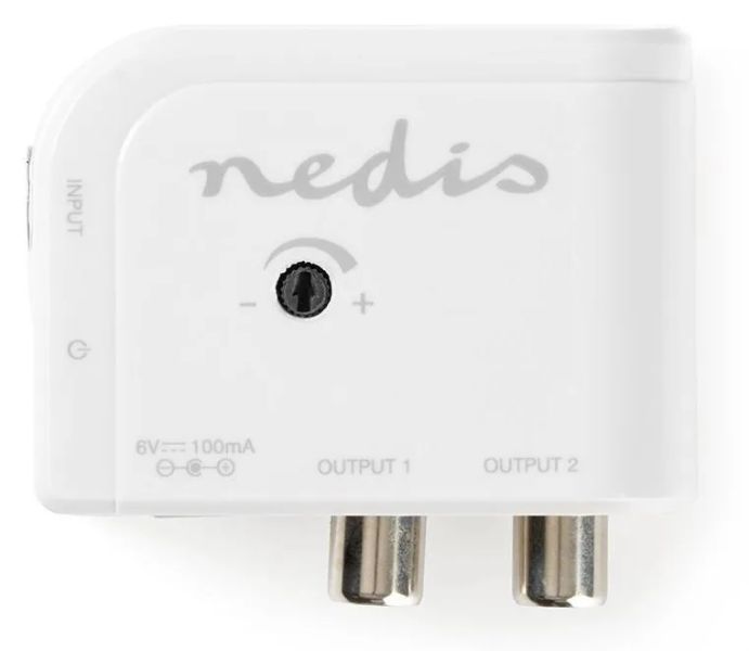 NEDIS Anténní zesilovač NEDIS SAMP40020WT 10 dB 2 výstupy