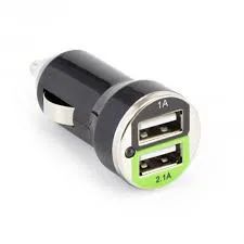 SBOX Autonabíječka 2x USB 2.0 CC-221B black