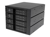Trayless Hot Swap Mobile Rack Backplane for 3.5in SAS II/SATA III - 6 Gbps HDD (HSB4SATSASBA) - Skladovací mobilní rack - 2.5" - černá