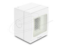 Delock - Easy 45 - socket-outlet housing - surface-mounted housing, IP55, waterproof - 1 modul - šedá
