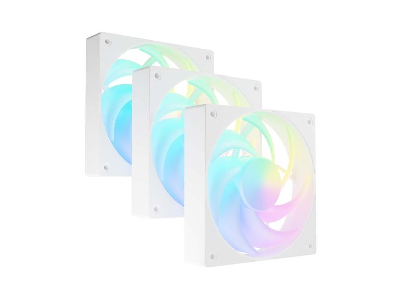 Ventilátor FURY SAI S12 ARGB PWM, 3-Pack, Bílý