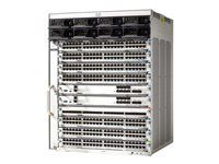 Cisco Catalyst 9400 Series chassis - Přepínač - proudění vzduchu ze strany na stranu - Lze montovat do rozvaděče - PoE - repasováno
