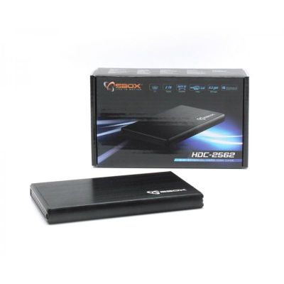 SBOX 2,5" HDD Case HDC-2562 / USB-3.0 Black