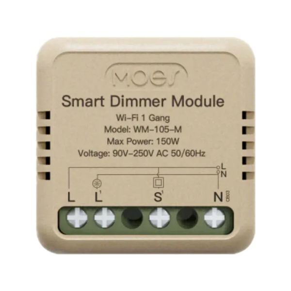 Smart lighting controller MOES Switch Module MS-105 WiFi Tuya