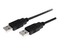 M/M - 2m USB 2.0 aa Cable - USB a male to a male Cable (USB2AA2M) - Kabel USB - USB (M) do USB (M) - USB 2.0 - 2 m - černá - pro P/N: SV231HDMIUA