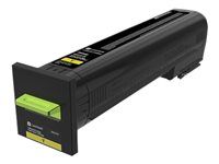 Extra vysoká výtěžnost - žlutá - originální - kazeta s barvivem LCCP, LRP, Lexmark Corporate - pro Lexmark CX825de, CX825dte, CX825dtfe, CX860de, CX860dte, CX860dtfe